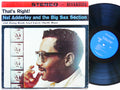 NAT ADDERLEY That's Right! LP RIVERSIDE RLP 9330 Yusef Lateef Wynton Kelly