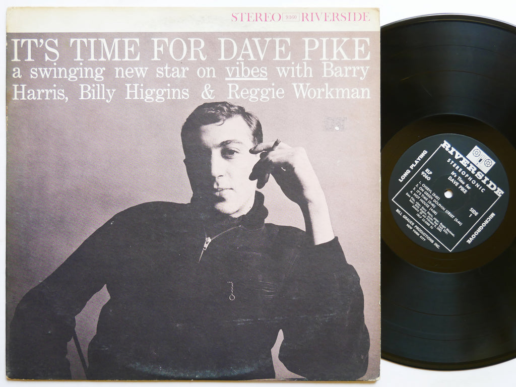 DAVE PIKE It's Time For Dave Pike LP RIVERSIDE RLP 9360 US 1961 Billy Higgins