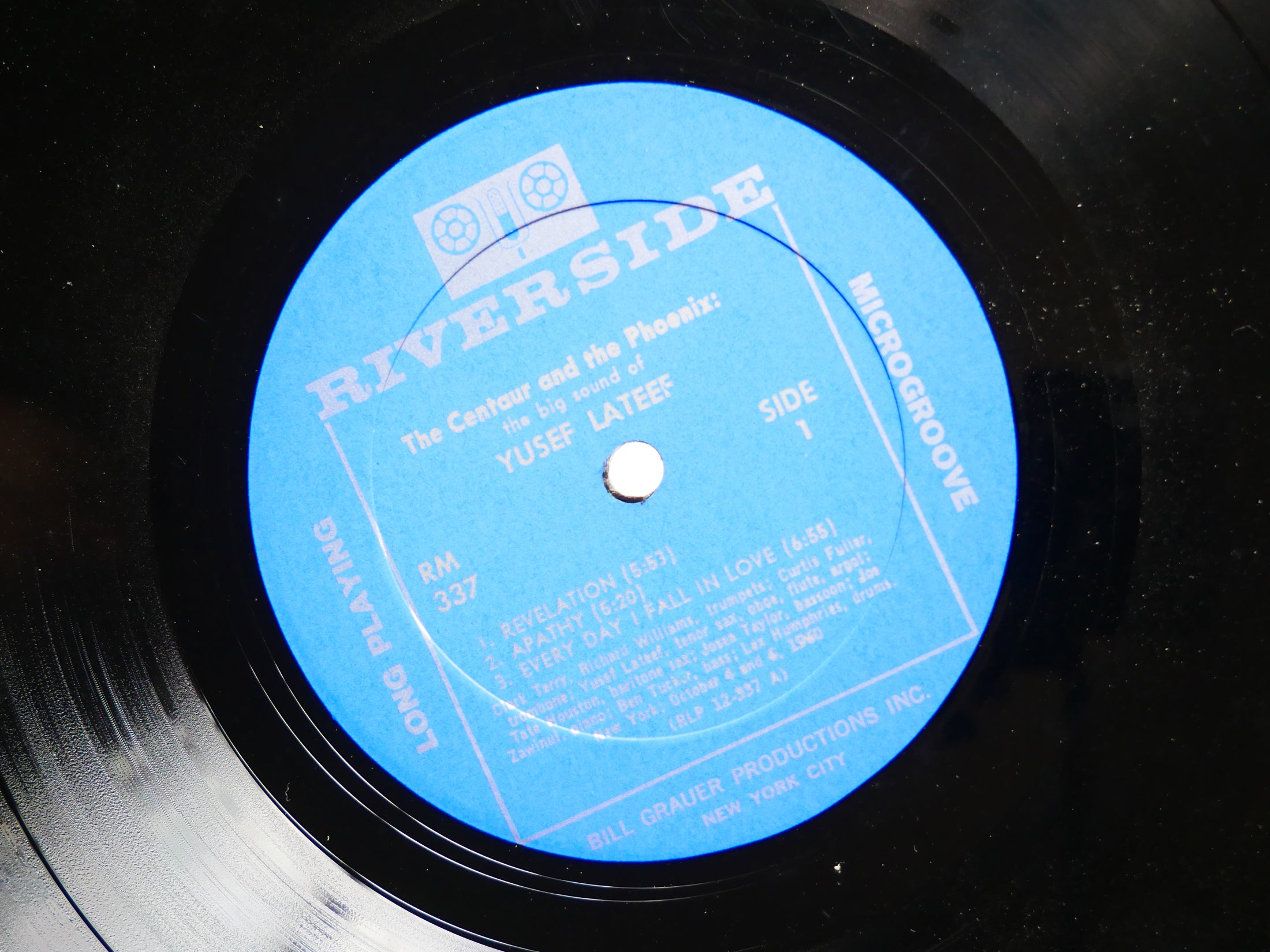 YUSEF LATEEF The Centaur And The Phoenix LP RIVERSIDE RM 337 MONO Curtis Fuller