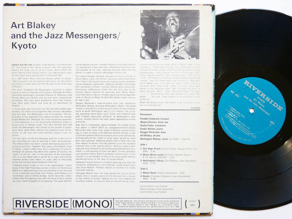 ART BLAKEY Kyoto LP RIVERSIDE RM 493 US 1966 MONO Curtis Fuller Wayne Shorter