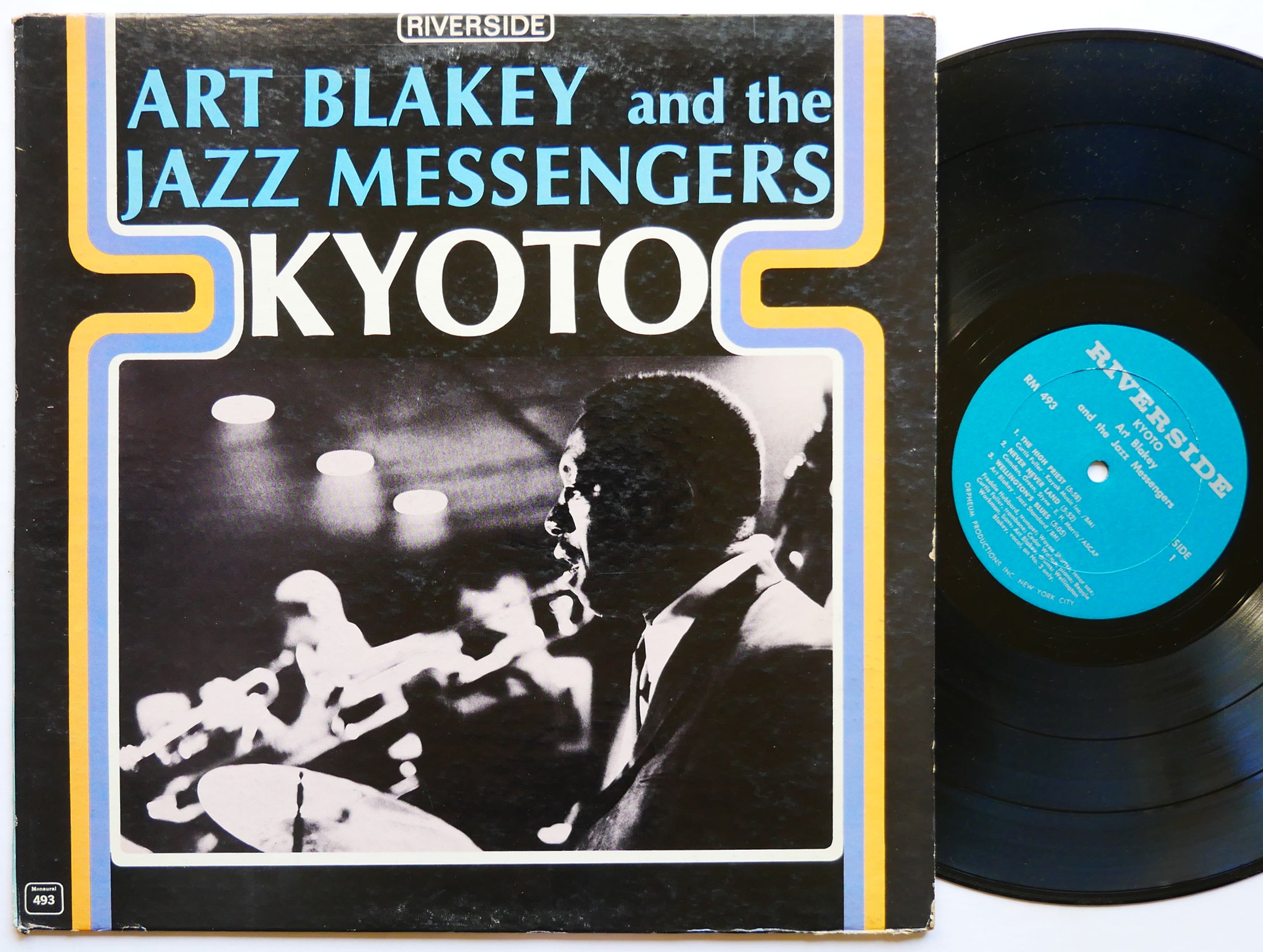 ART BLAKEY Kyoto LP RIVERSIDE RM 493 US 1966 MONO Curtis Fuller Wayne Shorter