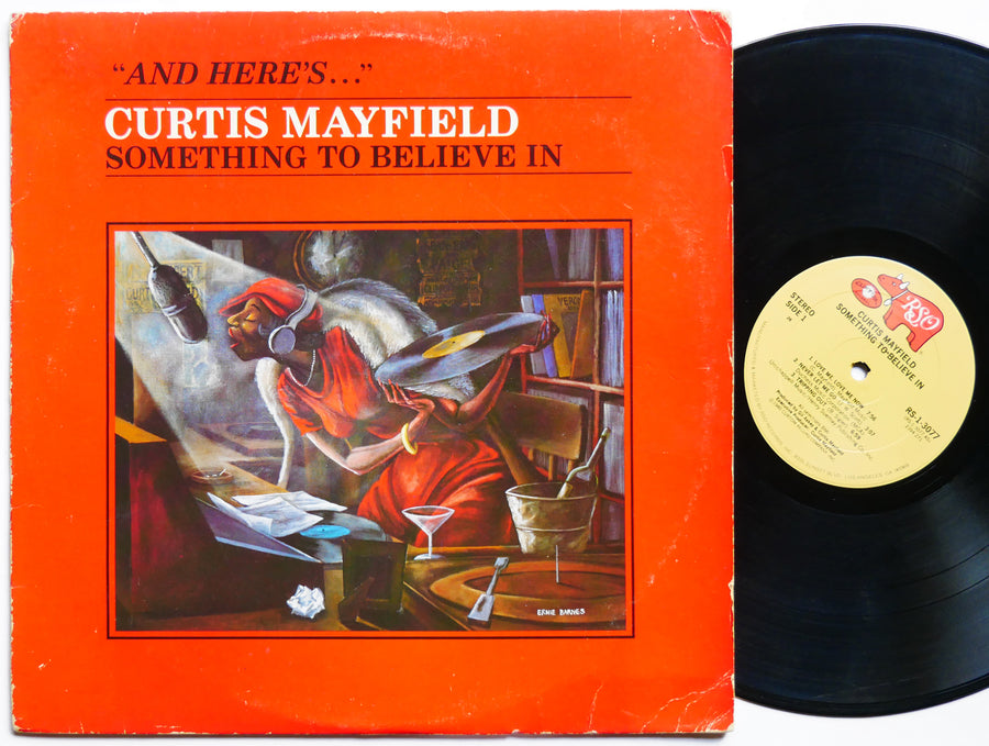 CURTIS MAYFIELD Something To Believe In LP RSO RS-1-3077 US 1980 FUNK SOUL