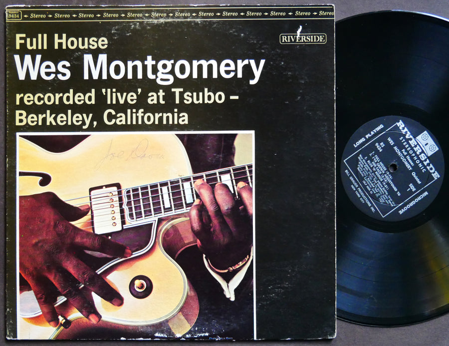 WES MONTGOMERY Full House LP RIVERSIDE RS 9434 US 1962 DG ST Wynton Kelly VG+