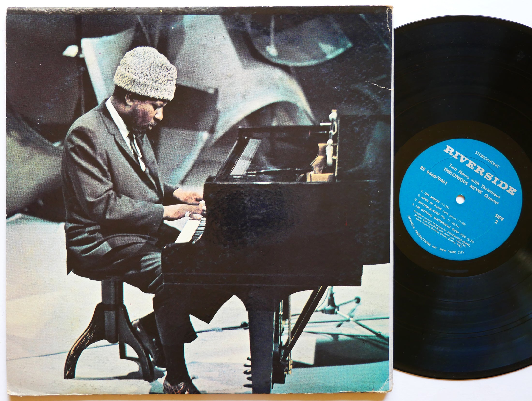 THELONIOUS MONK Two Hours With European Concerts LP RIVERSIDE RS 9460/9461 JAZZ