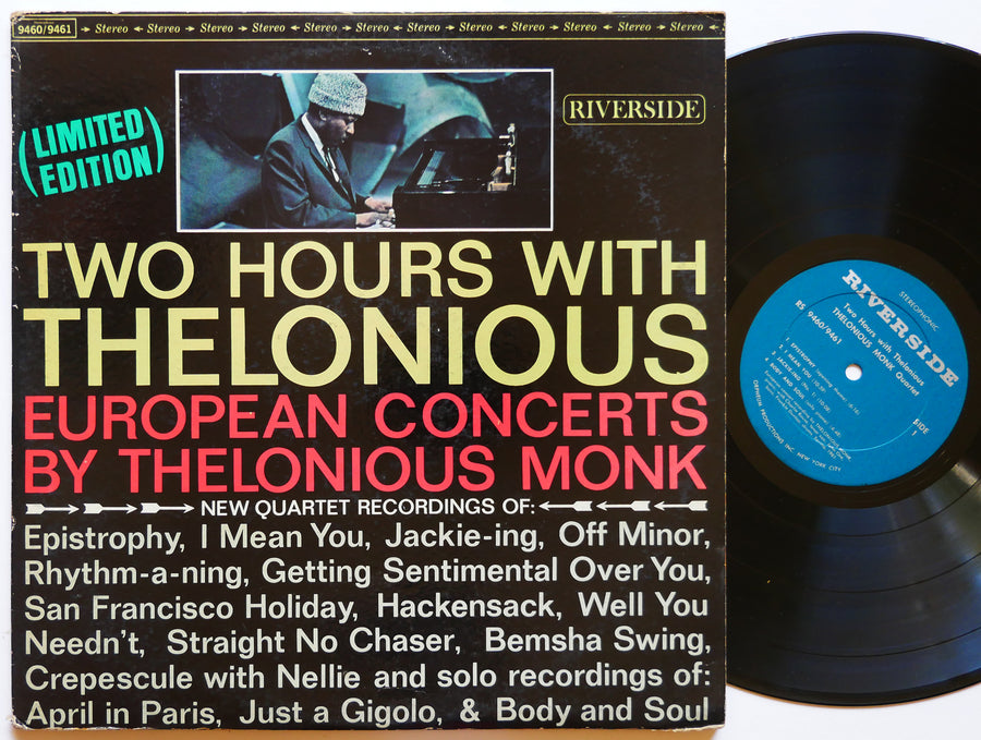 THELONIOUS MONK Two Hours With European Concerts LP RIVERSIDE RS 9460/9461 JAZZ