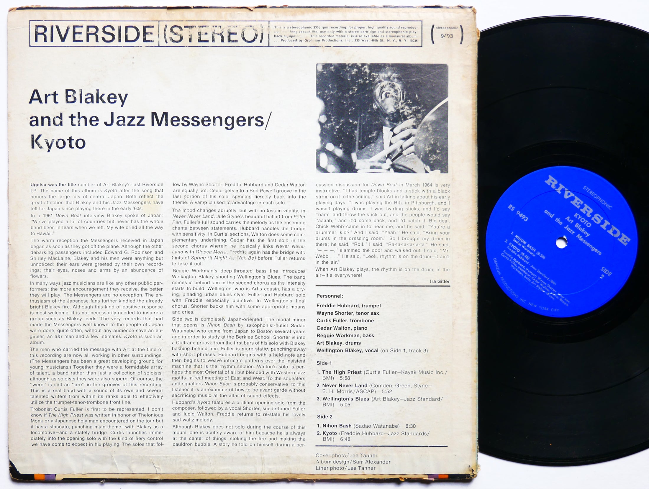 ART BLAKEY Kyoto LP RIVERSIDE RS9493 Freddie Hubbard Wayne Shorter Curtis Fuller