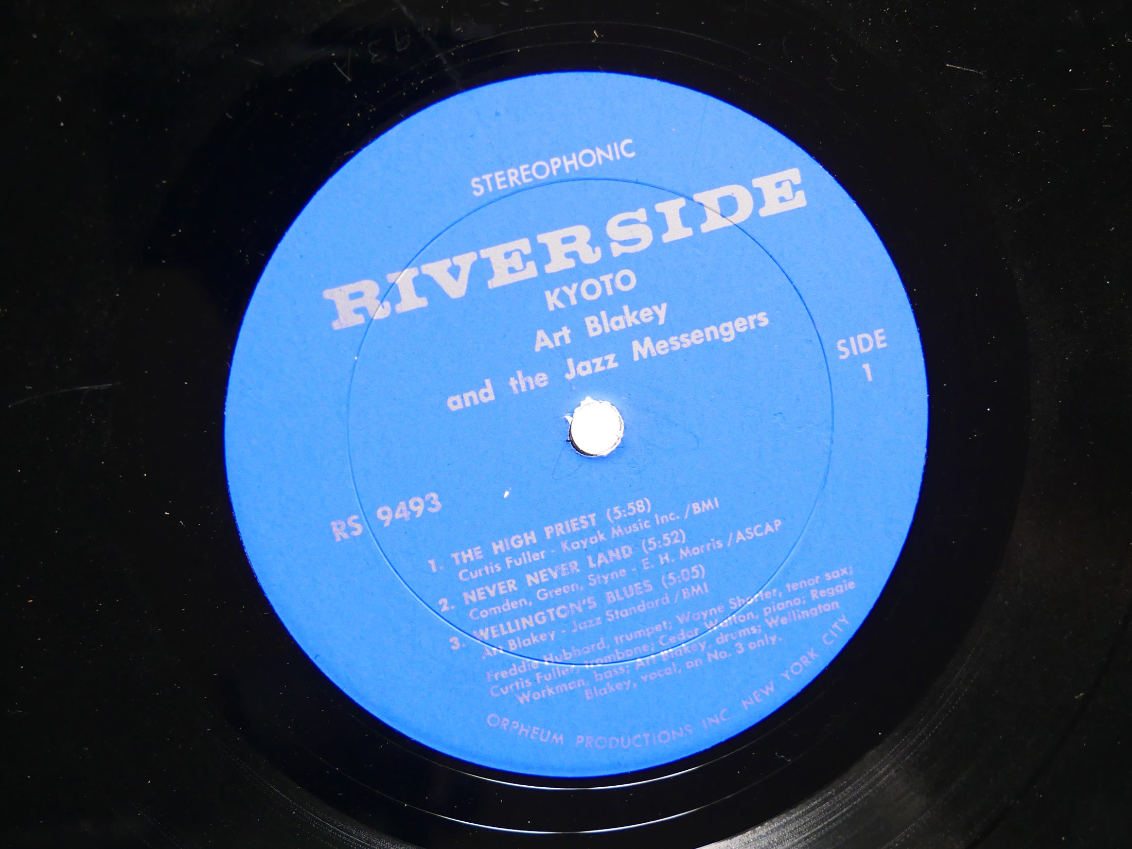 ART BLAKEY Kyoto LP RIVERSIDE RS9493 Freddie Hubbard Wayne Shorter Curtis Fuller
