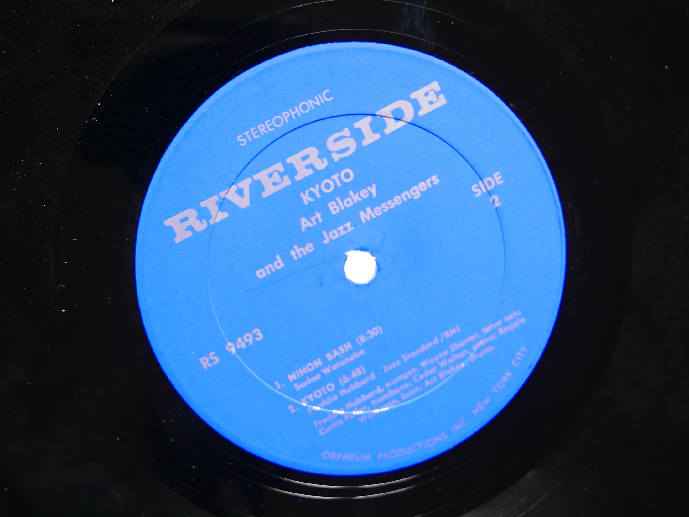ART BLAKEY Kyoto LP RIVERSIDE RS9493 Freddie Hubbard Wayne Shorter Curtis Fuller