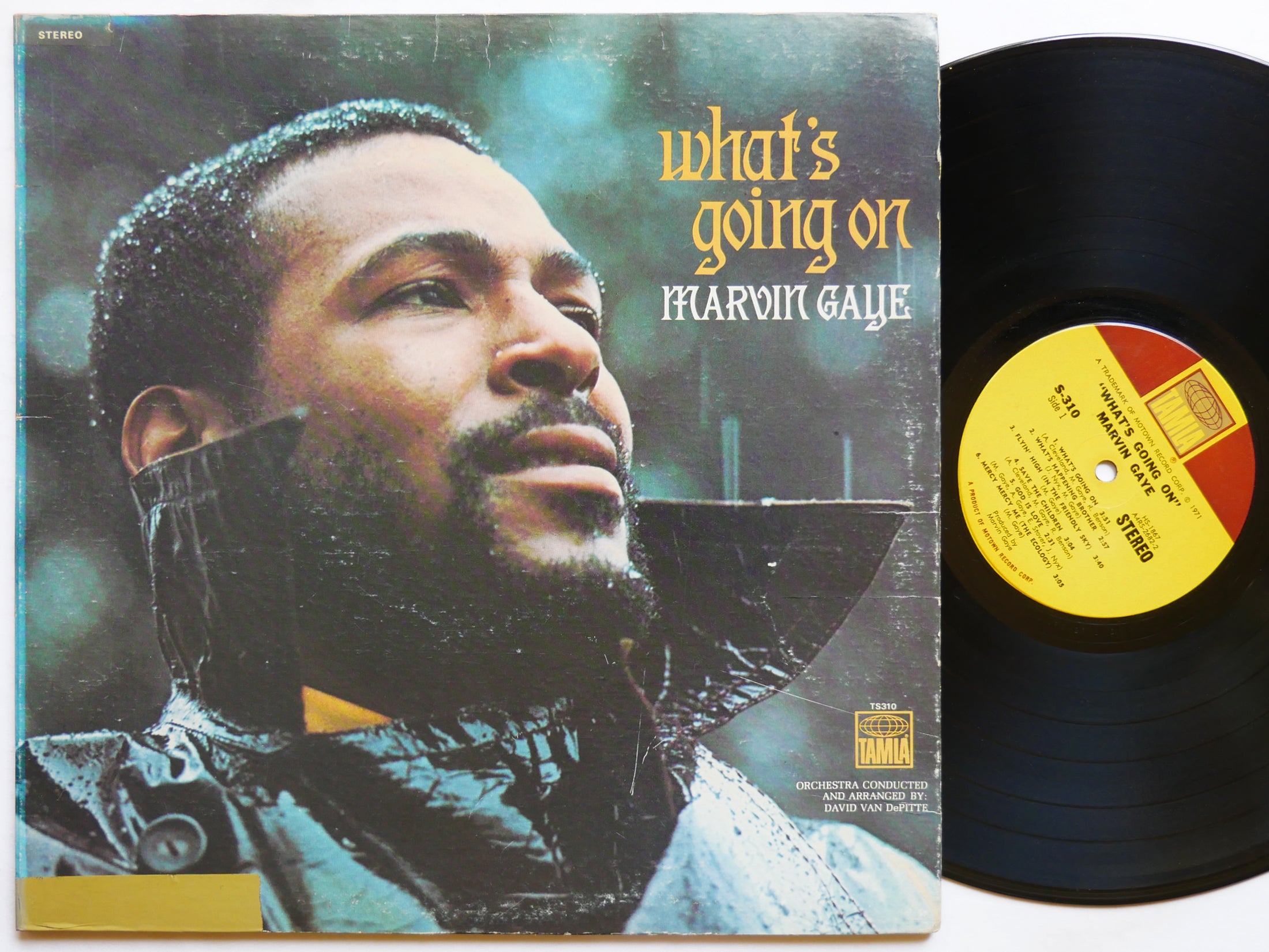 MARVIN GAYE What's Going On LP TAMLA S-310 US 1971 Funk Soul