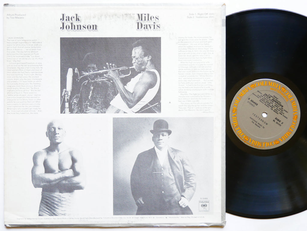 MILES DAVIS Jack Johnson LP COLUMBIA S 30455 US 1971 Herbie Hancock Billy Cobham