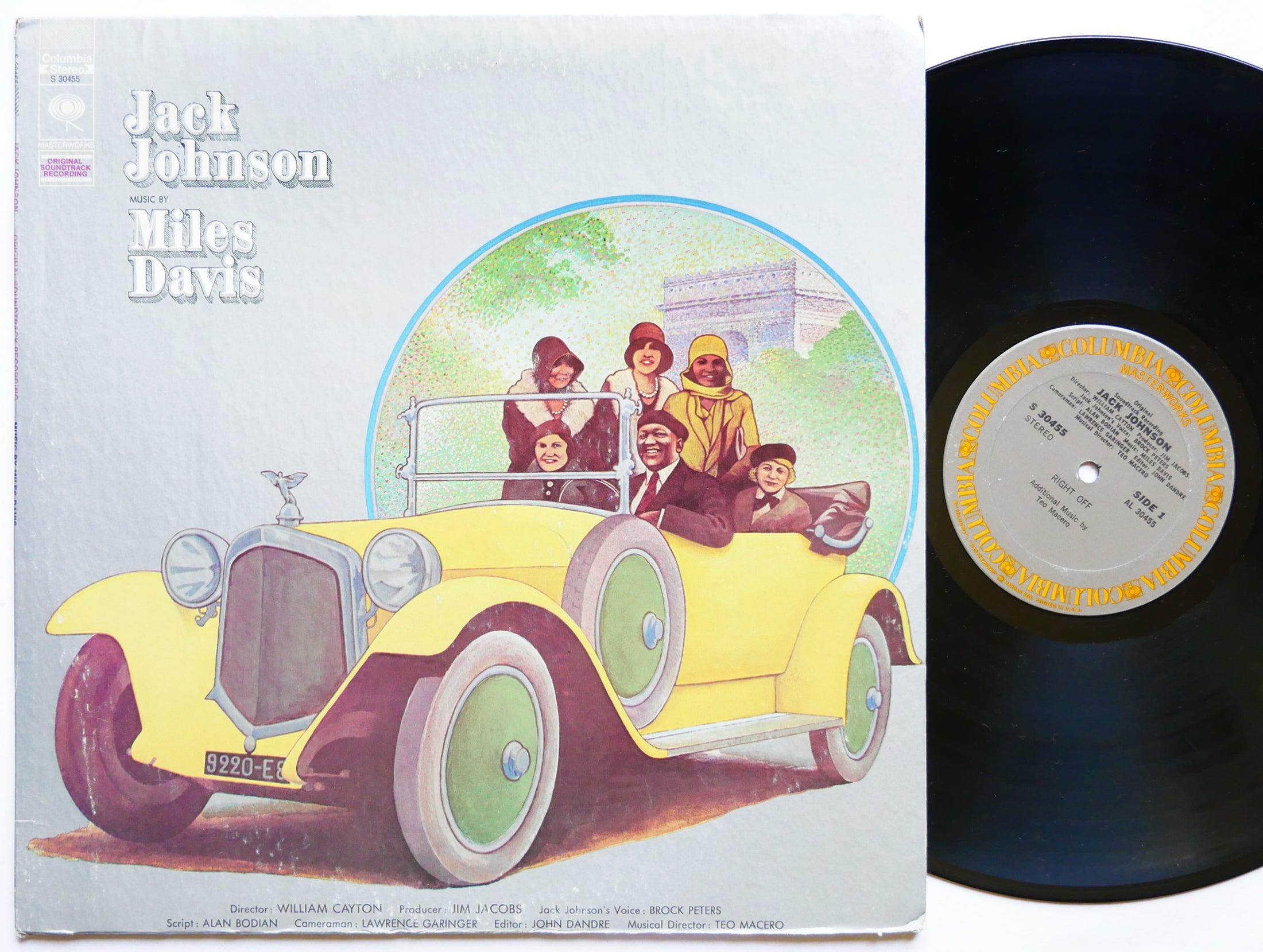 MILES DAVIS Jack Johnson LP COLUMBIA S 30455 US 1971 Herbie Hancock Billy Cobham