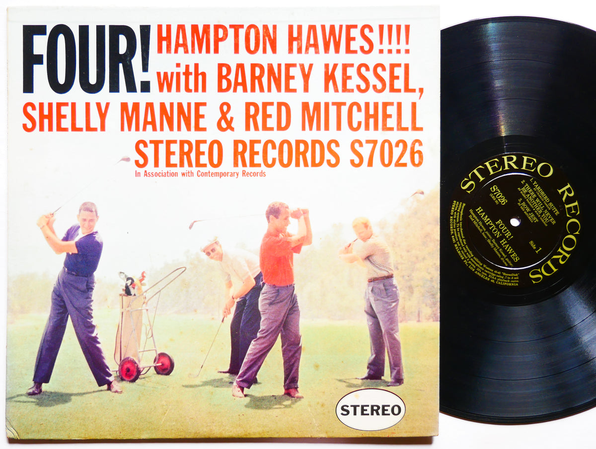 HAMPTON HAWES Four! LP CONTEMPORARY S7026 US 1959 DG Barney Kessel Shelly Manne
