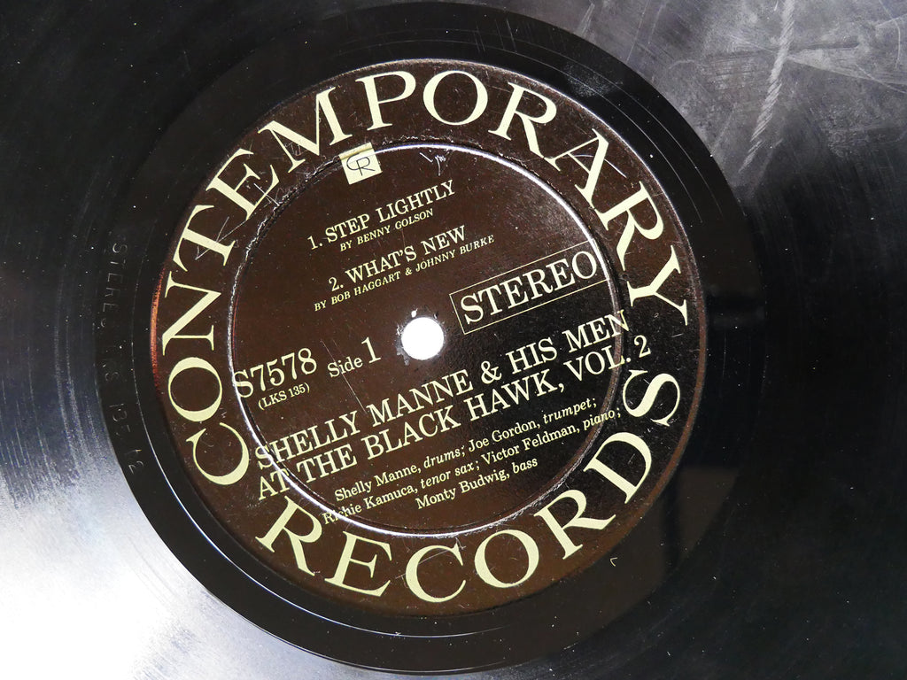 SHELLY MANNE & His Men At The Black Hawk Vol. 2 LP CONTEMPORARY S 7578 US 1960