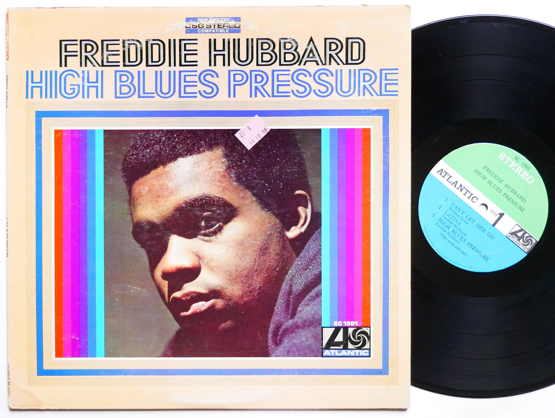 FREDDIE HUBBARD High Blues Pressure LP ATLANTIC SC 1501 US 1968 Weldon Irvine