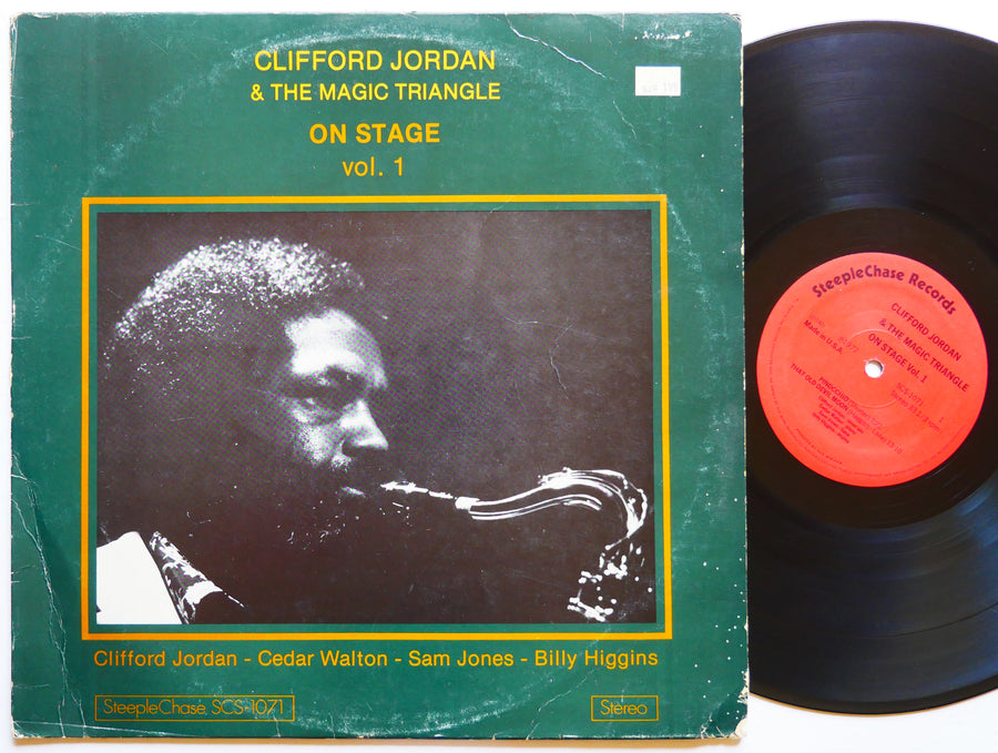 CLIFFORD JORDAN On Stage Vol. 1 LP STEEPLECHASE SCS-1071 US 1977 Billy Higgins