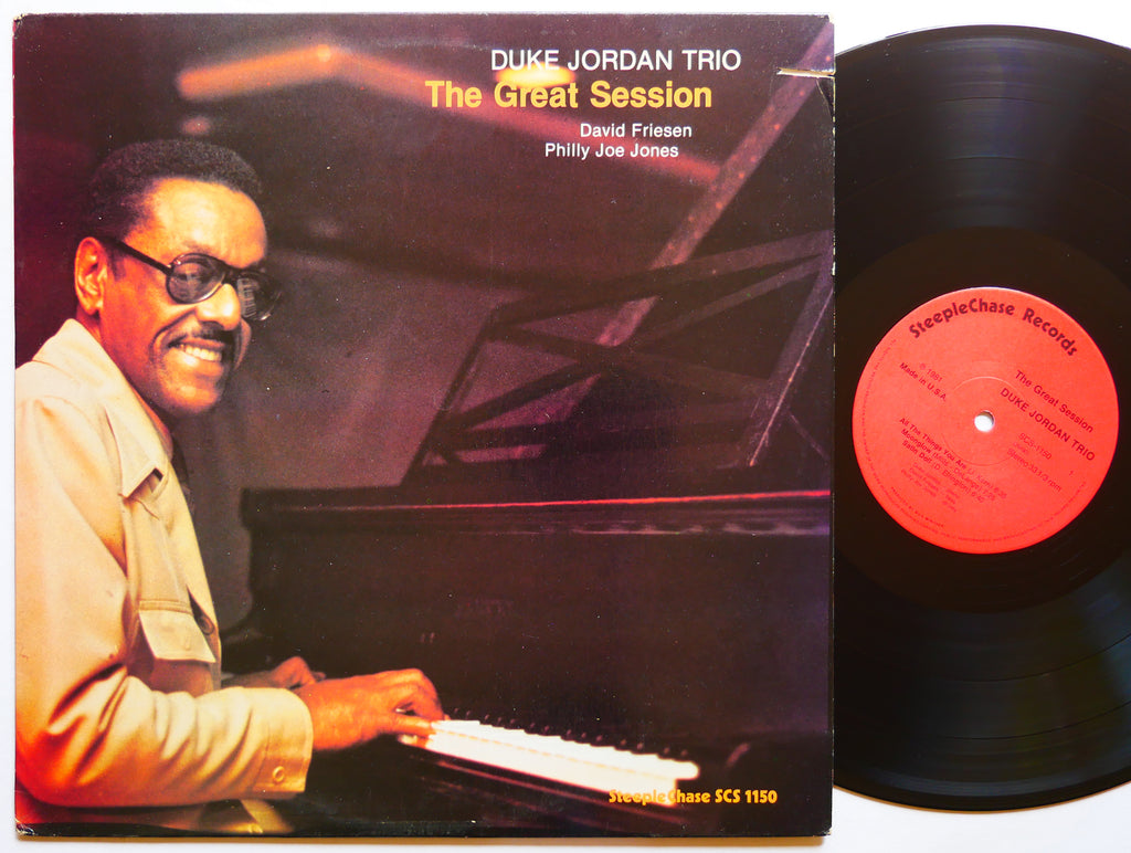 DUKE JORDAN TRIO The Great Session LP STEEPLECHASE SCS 1150 US 1981 Philly Joe
