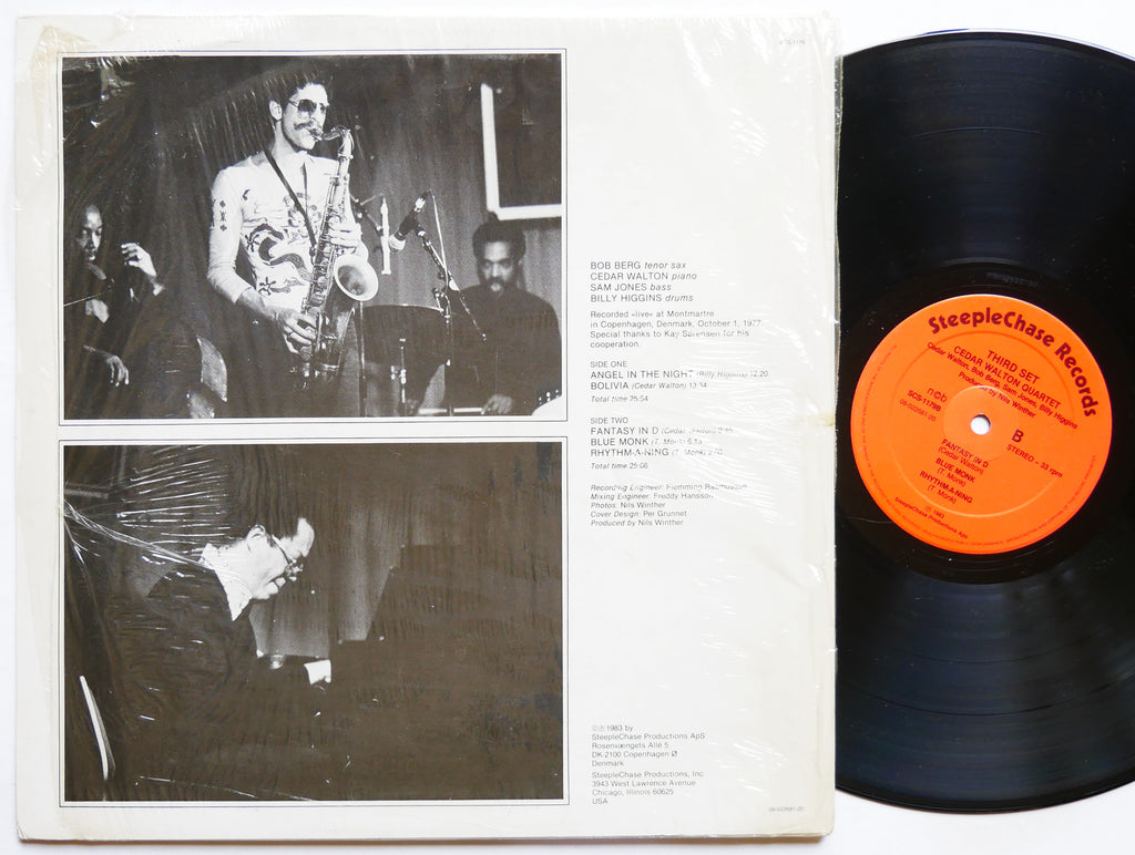CEDAR WALTON Quartet Third Set LP STEEPLECHASE SCS 1179 DENMARK 1983 Sam Jones