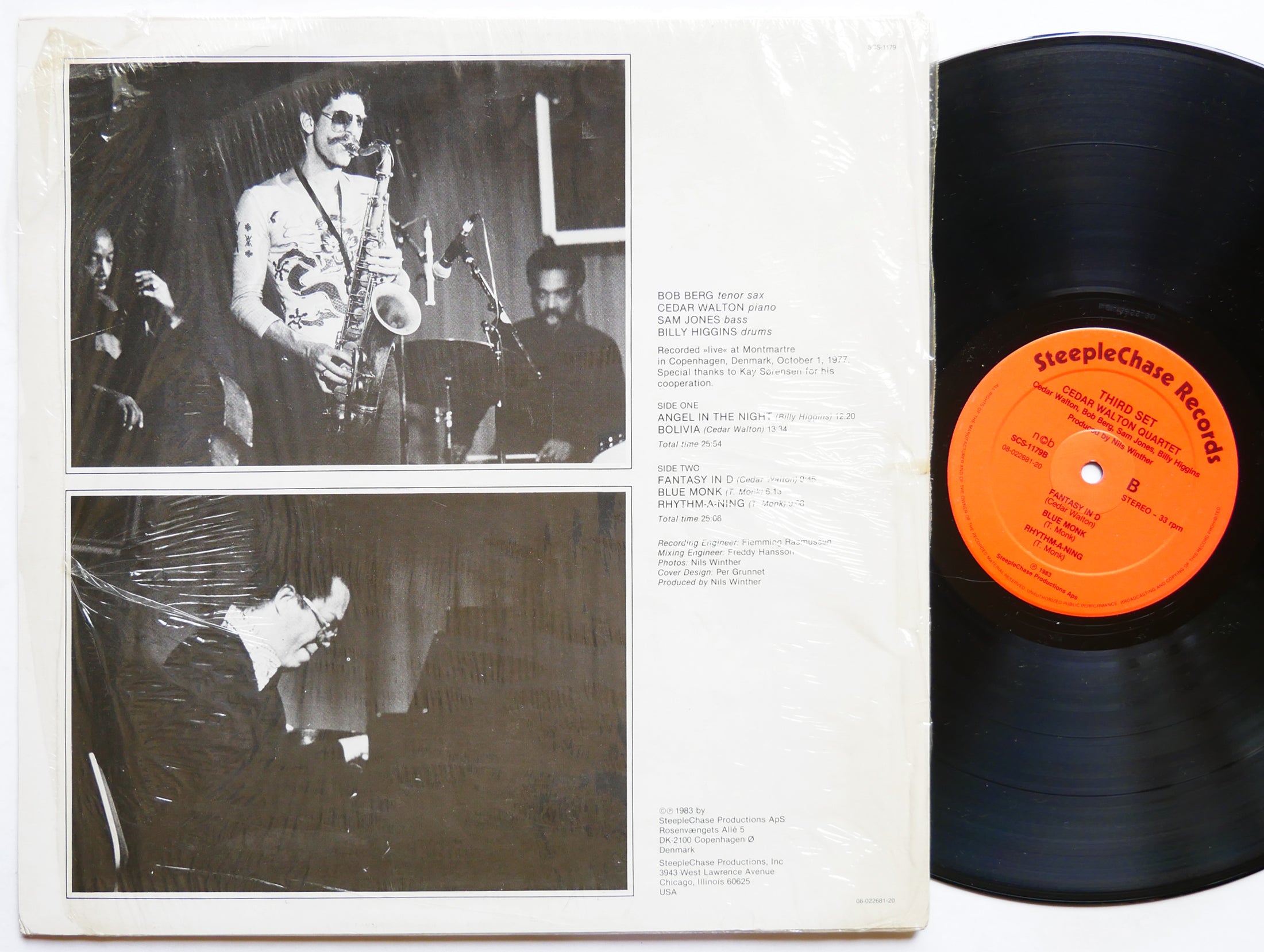 CEDAR WALTON Quartet Third Set LP STEEPLECHASE SCS 1179 DENMARK 1983 Sam Jones