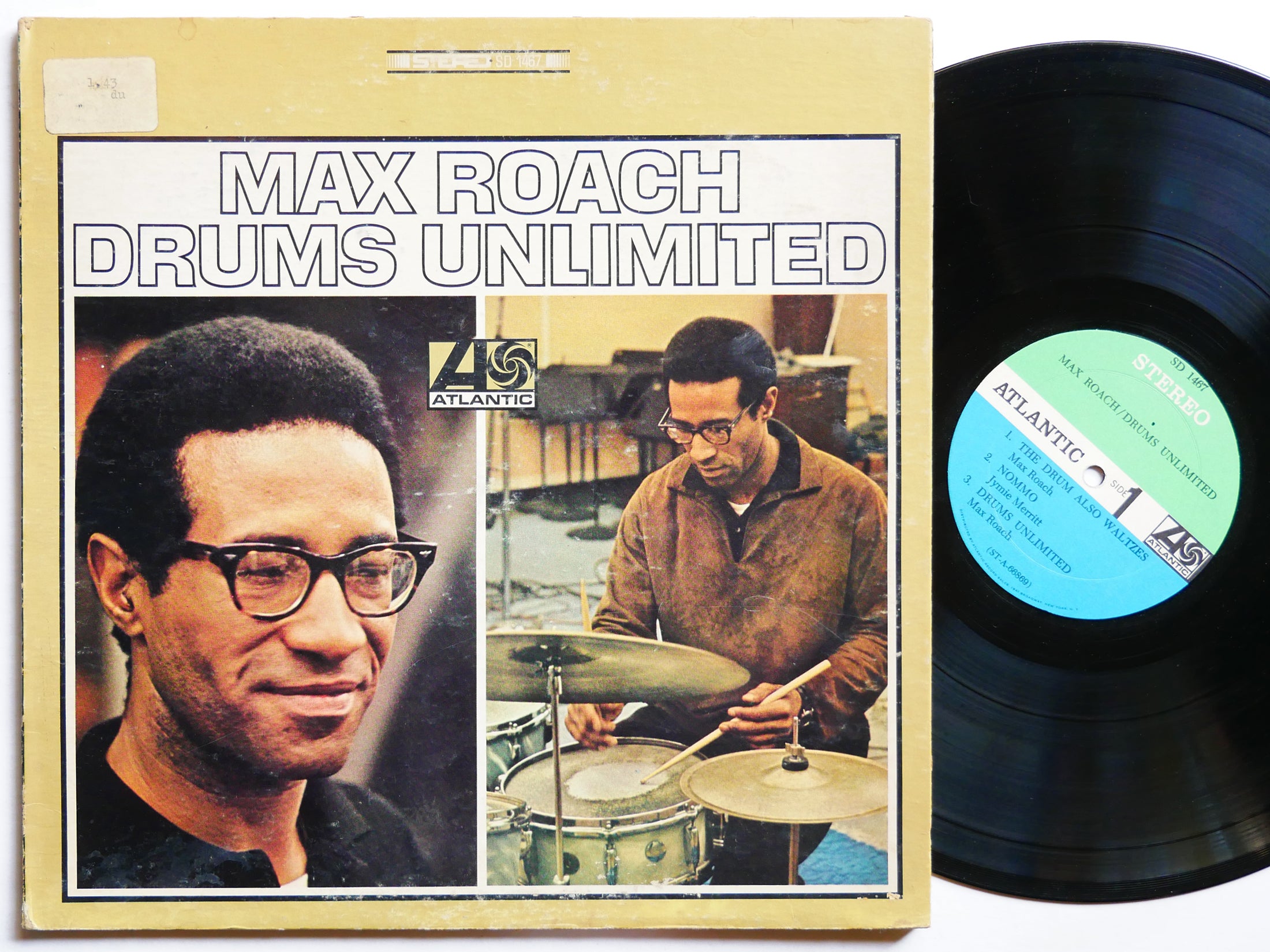 MAX ROACH Drums Unlimited LP ATLANTIC SD 1467 Freddie Hubbard Ronnie Mathews