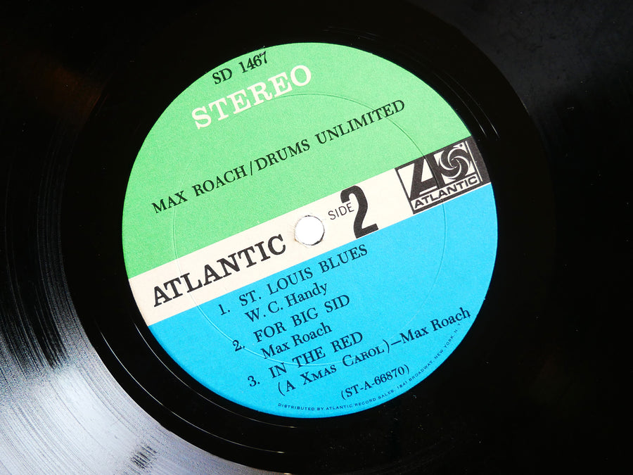 MAX ROACH Drums Unlimited LP ATLANTIC SD 1467 Freddie Hubbard Ronnie Mathews