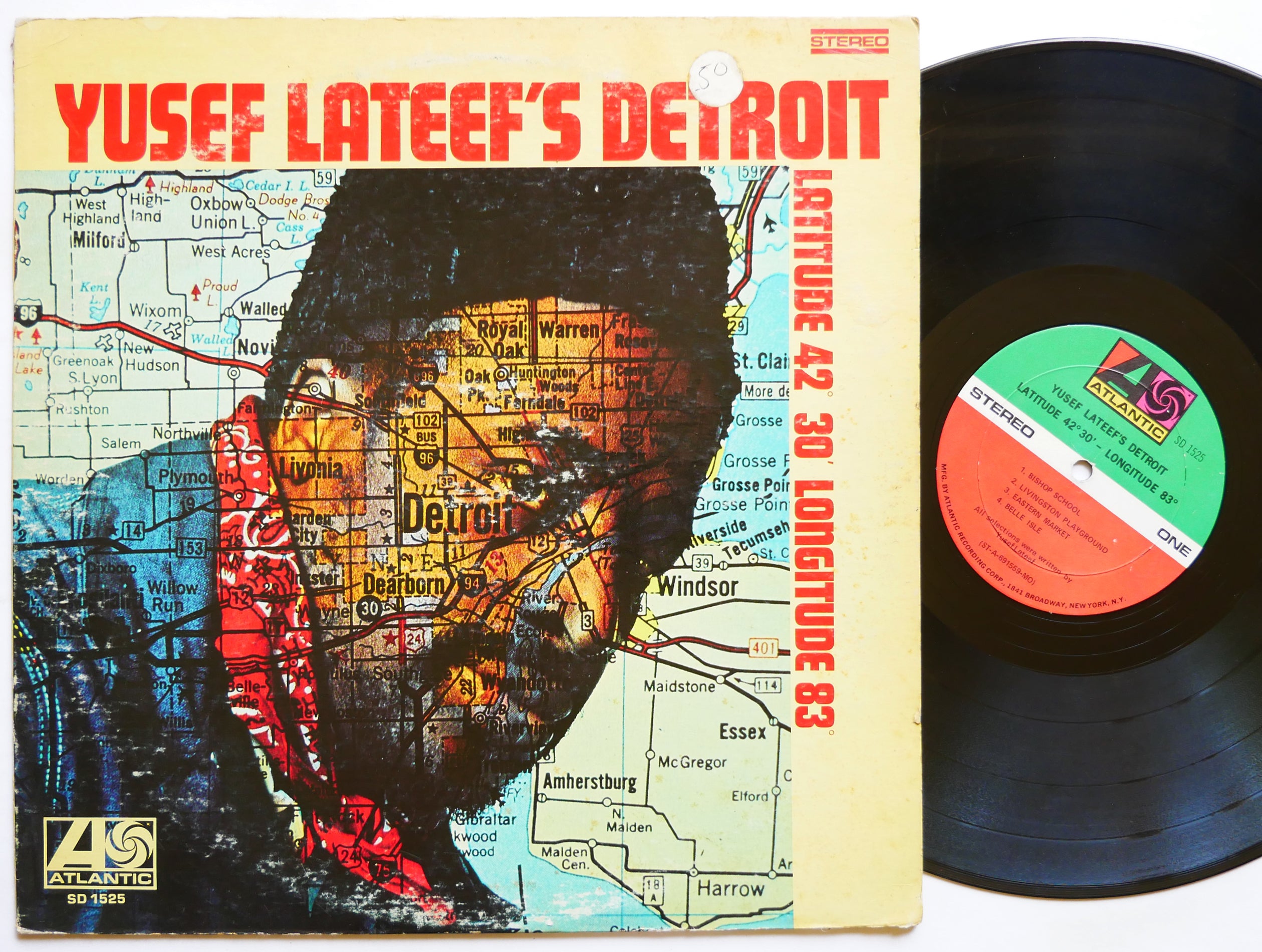 YUSEF LATEEF Detroit Latitude LP ATLANTIC SD 1525 US 1969 Cecil McBee Roy Brooks