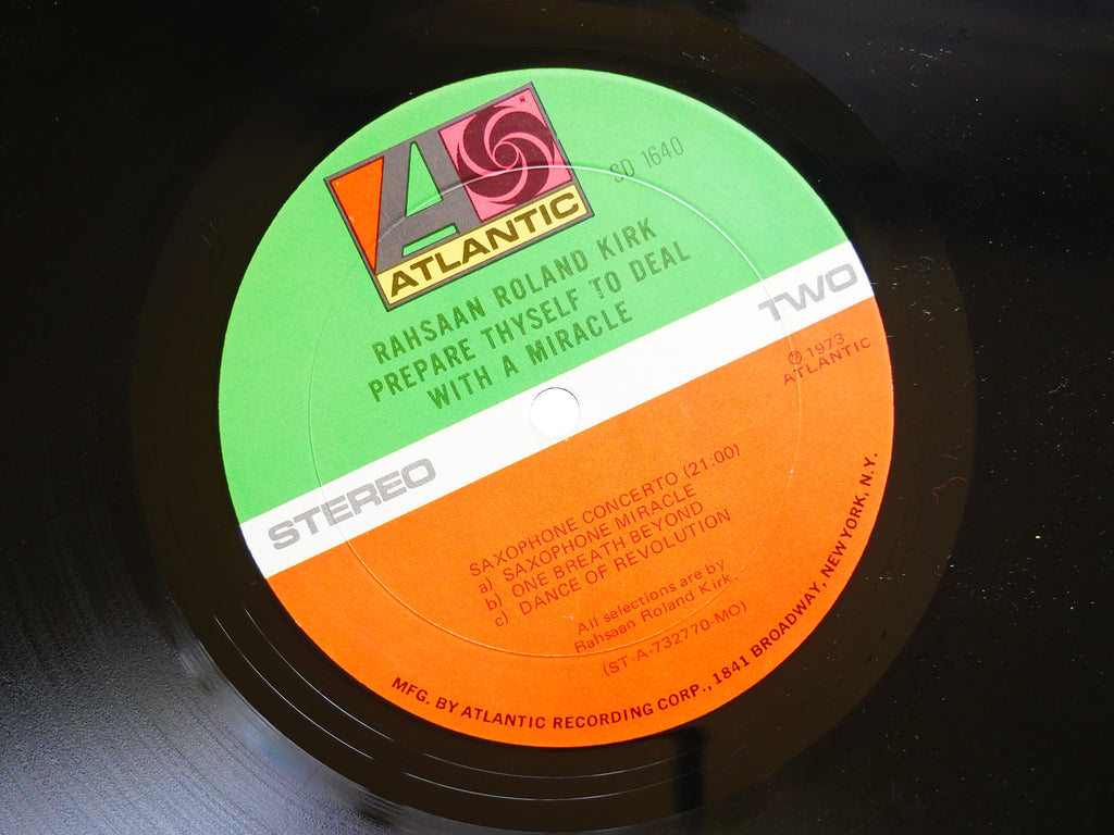 RAHSAAN ROLAND KIRK Prepare Thyself To Deal With A Miracle LP ATLANTIC SD 1640