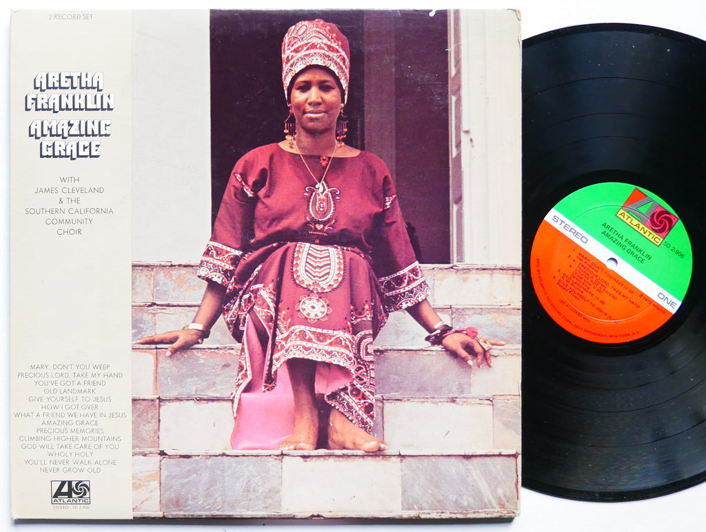 ARETHA FRANKLIN Amazing Grace 2 x LP ATLANTIC SD 2-906 US 1972 James Cleveland
