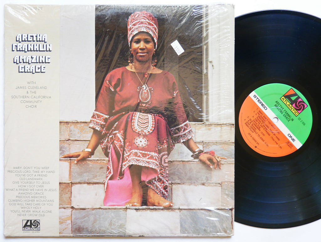 ARETHA FRANKLIN Amazing Grace 2 x LP ATLANTIC SD 2-906 US 1972 James Cleveland