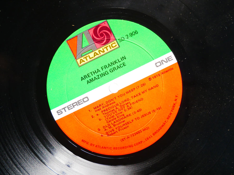 ARETHA FRANKLIN Amazing Grace 2 x LP ATLANTIC SD 2-906 US 1972 James Cleveland