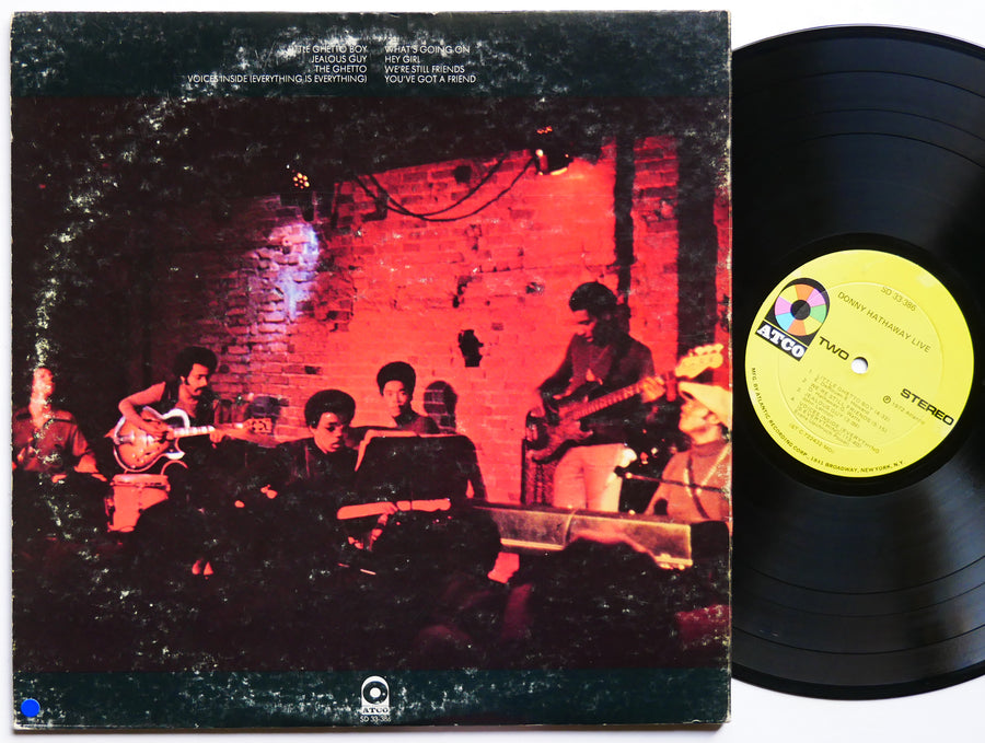 DONNY HATHAWAY Live LP ATCO RECORDS SD 33-386 US 1972 Funk Soul