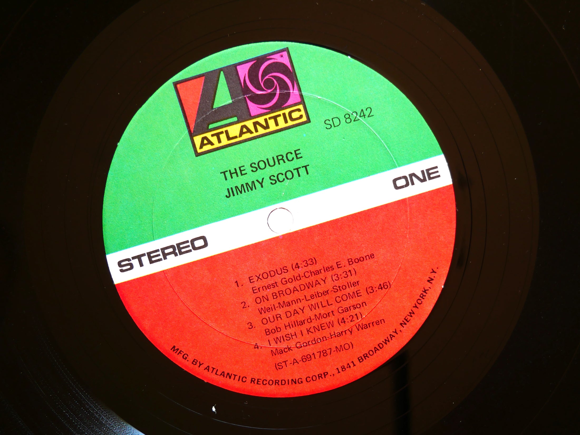 JIMMY SCOTT The Source LP ATLANTIC SD 8242 US 1970 JAZZ Ron Carter Junior Mance