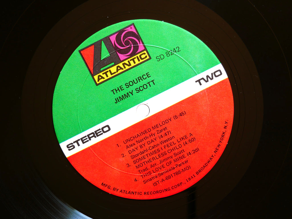 JIMMY SCOTT The Source LP ATLANTIC SD 8242 US 1970 JAZZ Ron Carter Junior Mance