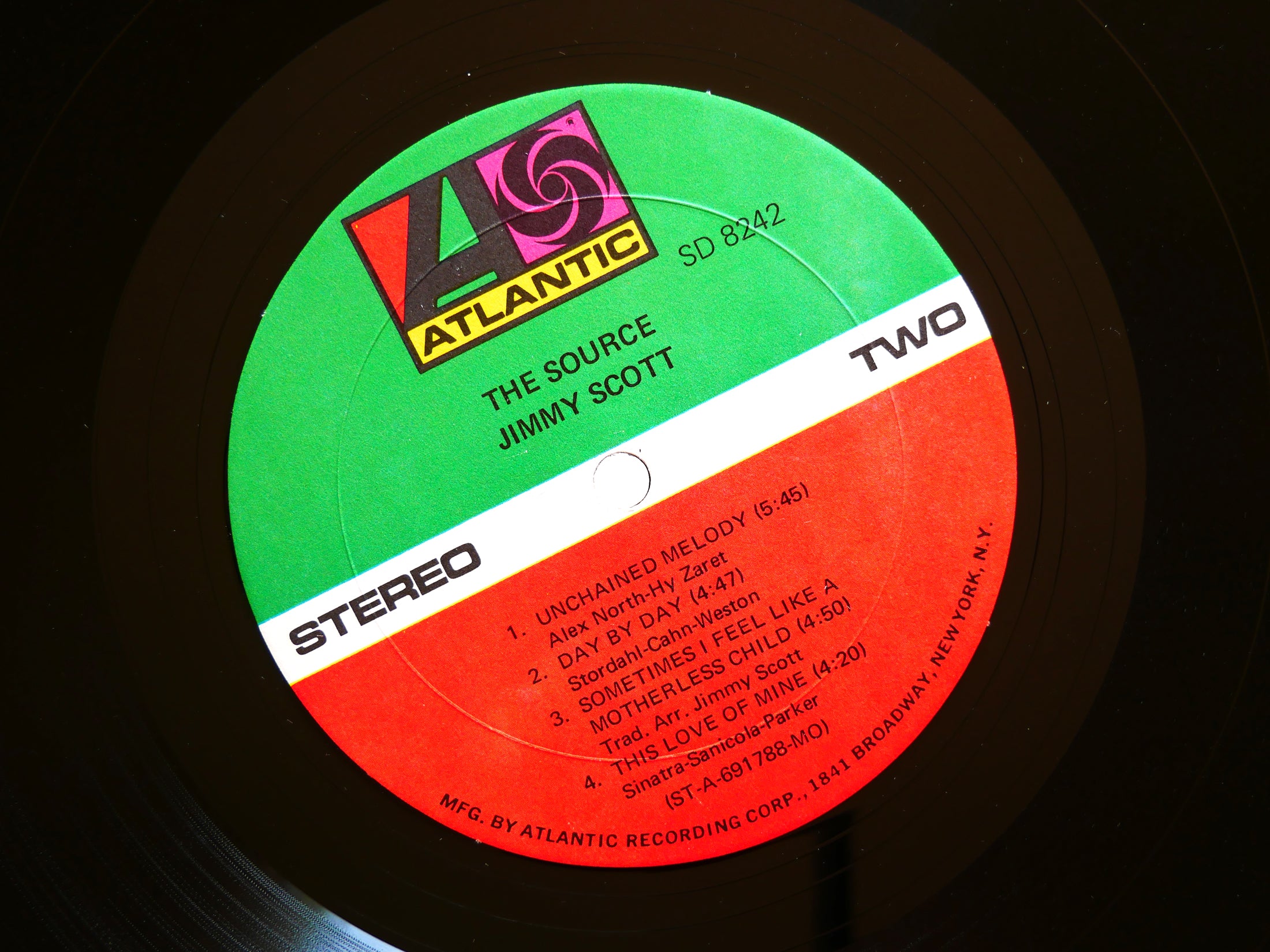 JIMMY SCOTT The Source LP ATLANTIC SD 8242 US 1970 JAZZ Ron Carter Junior Mance