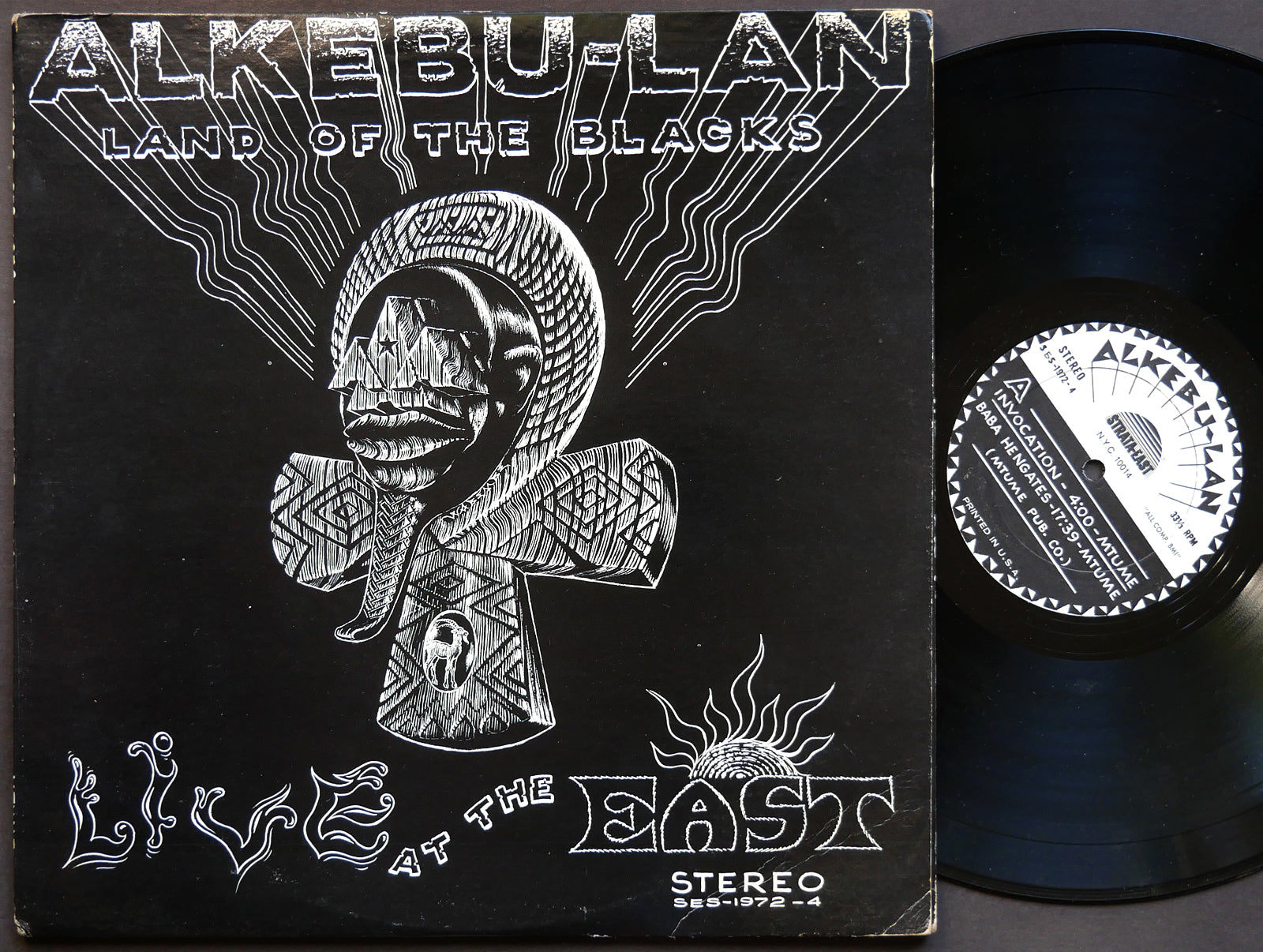 MTUME UMOJA ENSEMBLE Alkebu-Lan 2 x LP STRATA-EAST SES-1972-4 US 1972 Gary Bartz