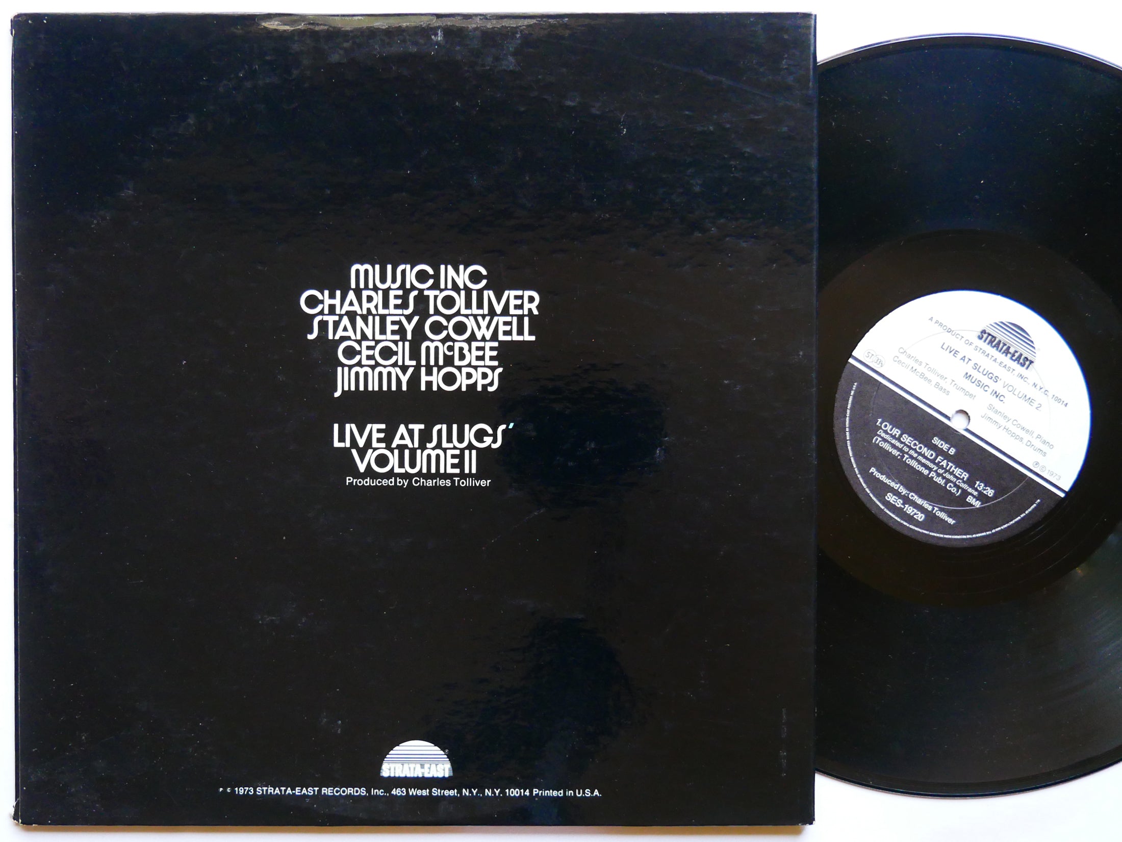 MUSIC INC. Live At Slugs' Vol. II LP STRATA-EAST SES-1972 US 1973 Stanley Cowell