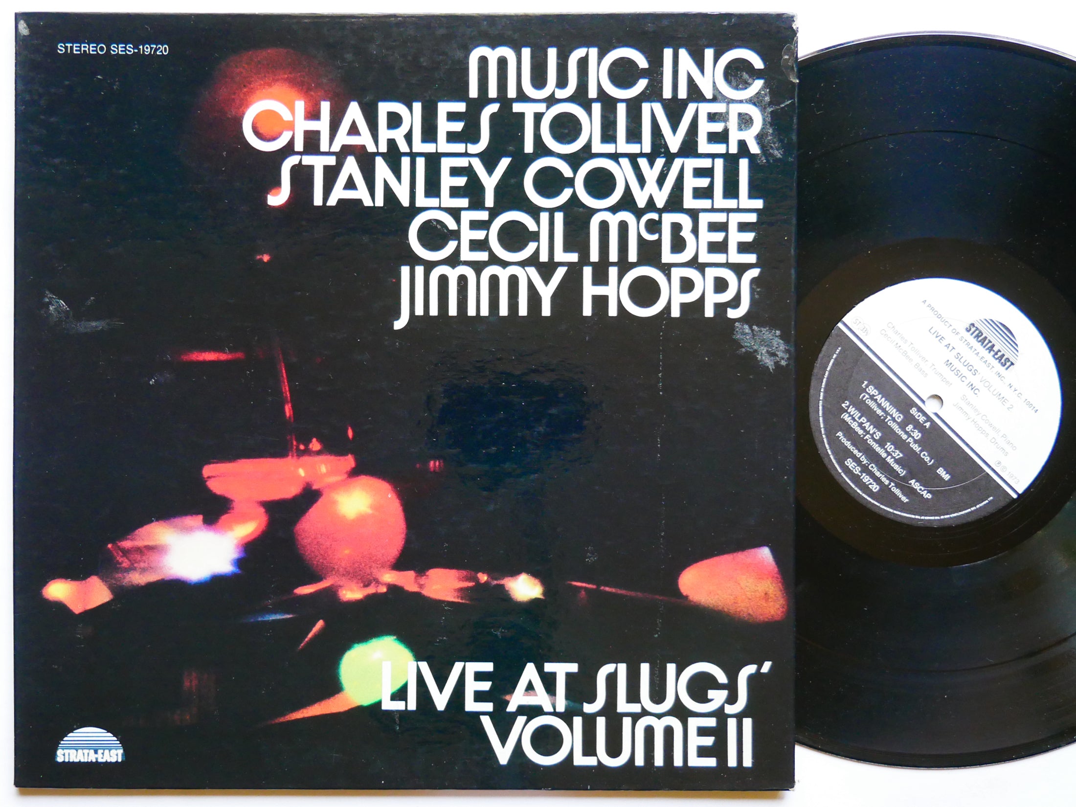 MUSIC INC. Live At Slugs' Vol. II LP STRATA-EAST SES-1972 US 1973 Stanley Cowell