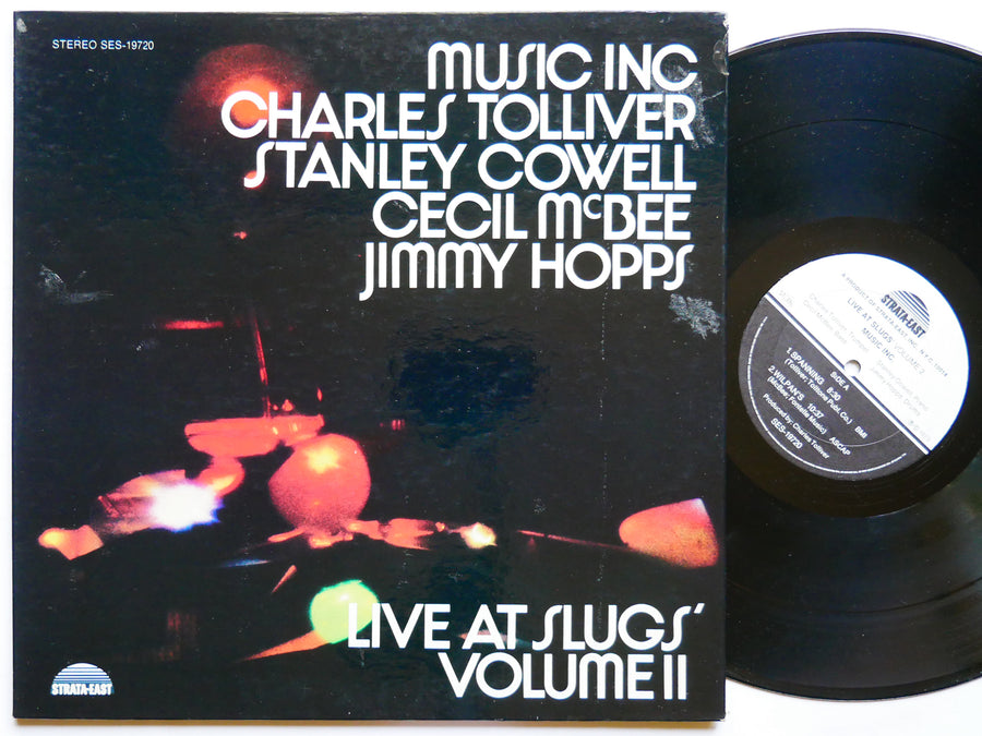 MUSIC INC. Live At Slugs' Vol. II LP STRATA-EAST SES-1972 US 1973 Stanley Cowell