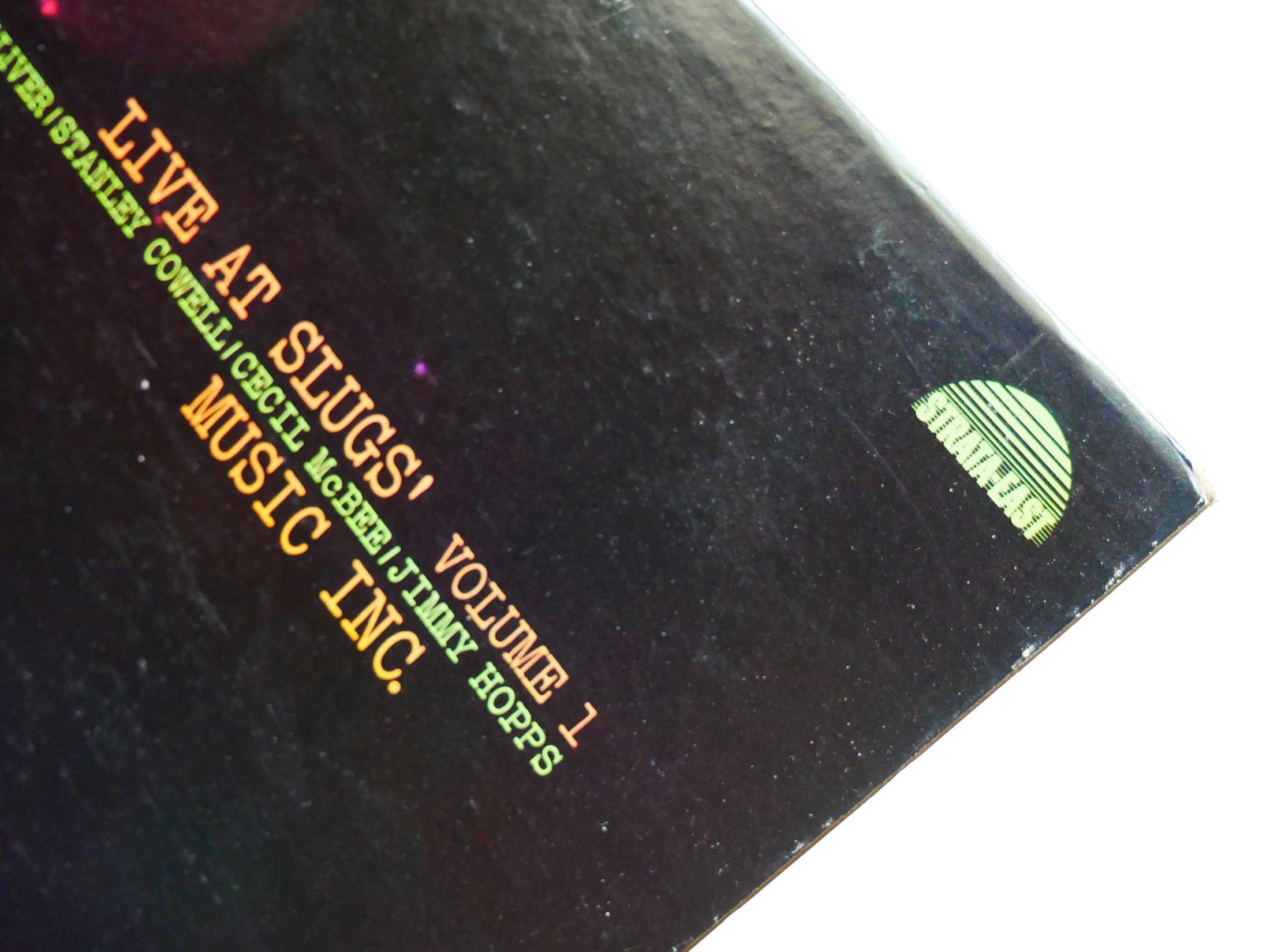 MUSIC INC. Live At Slugs' Volume 1 LP STRATA-EAST SES-1972 US '72 Stanley Cowell