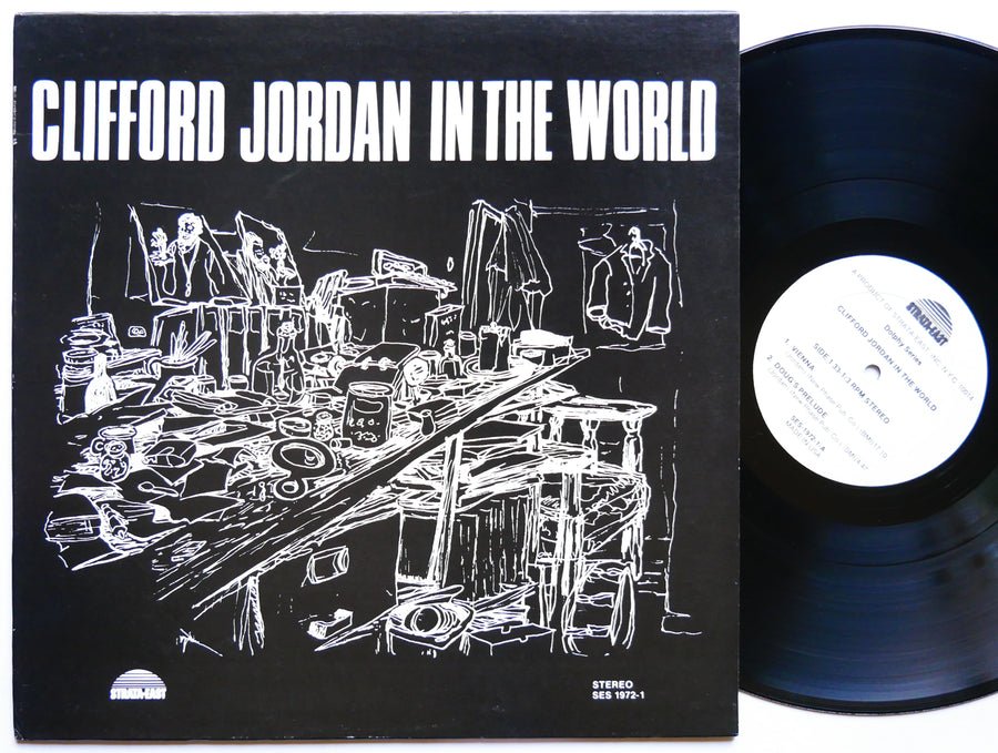 CLIFFORD JORDAN In The World LP STRATA-EAST SES 1972 US 1972 PROMO Kenny Dorham