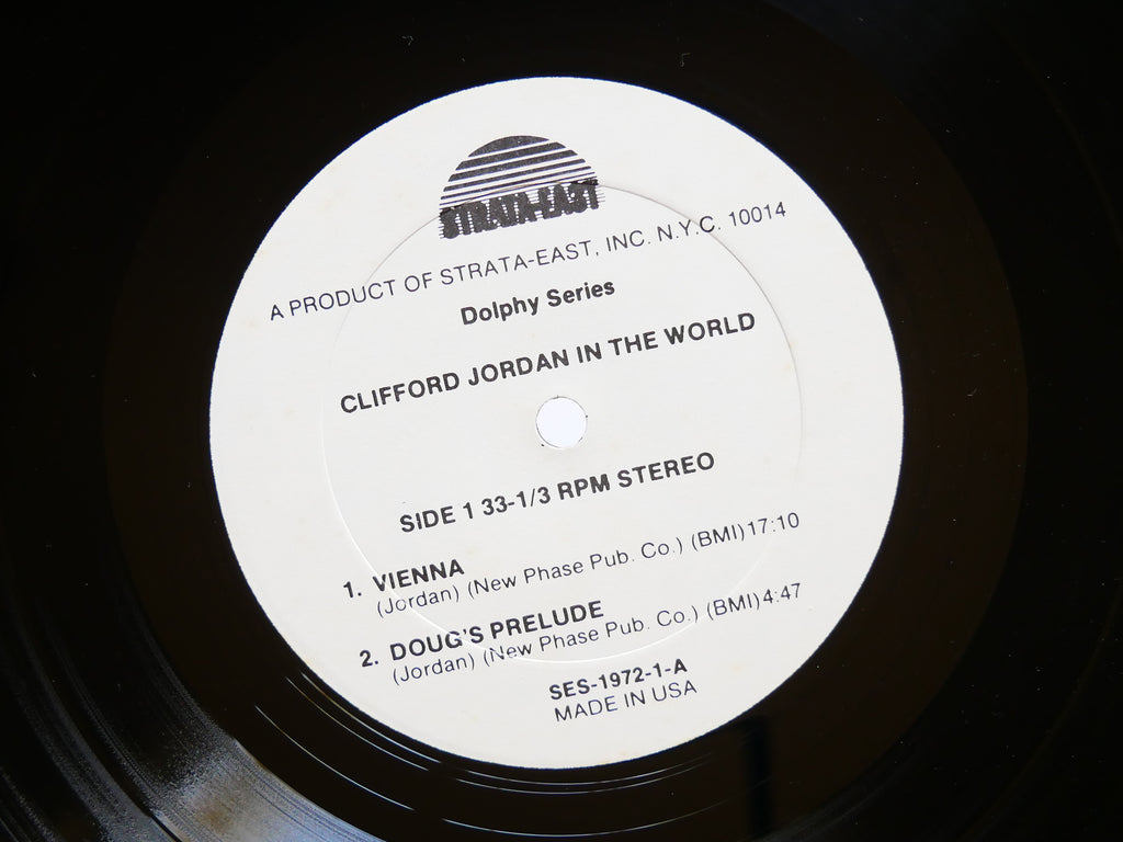 CLIFFORD JORDAN In The World LP STRATA-EAST SES 1972 US 1972 PROMO Kenny Dorham