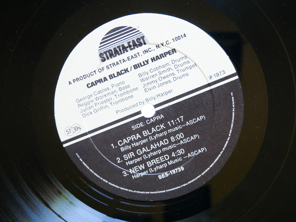 BILLY HARPER Capra Black LP STRATA-EAST SES19739 US '73 Elvin Jones Dick Griffin