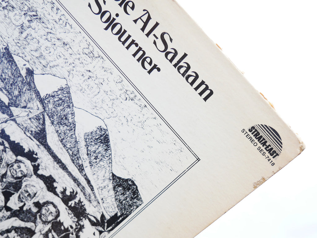 Signed THE ENSEMBLE AL-SALAAM The Sojourner LP STRATA-EAST SES-7418 Orig US 1974