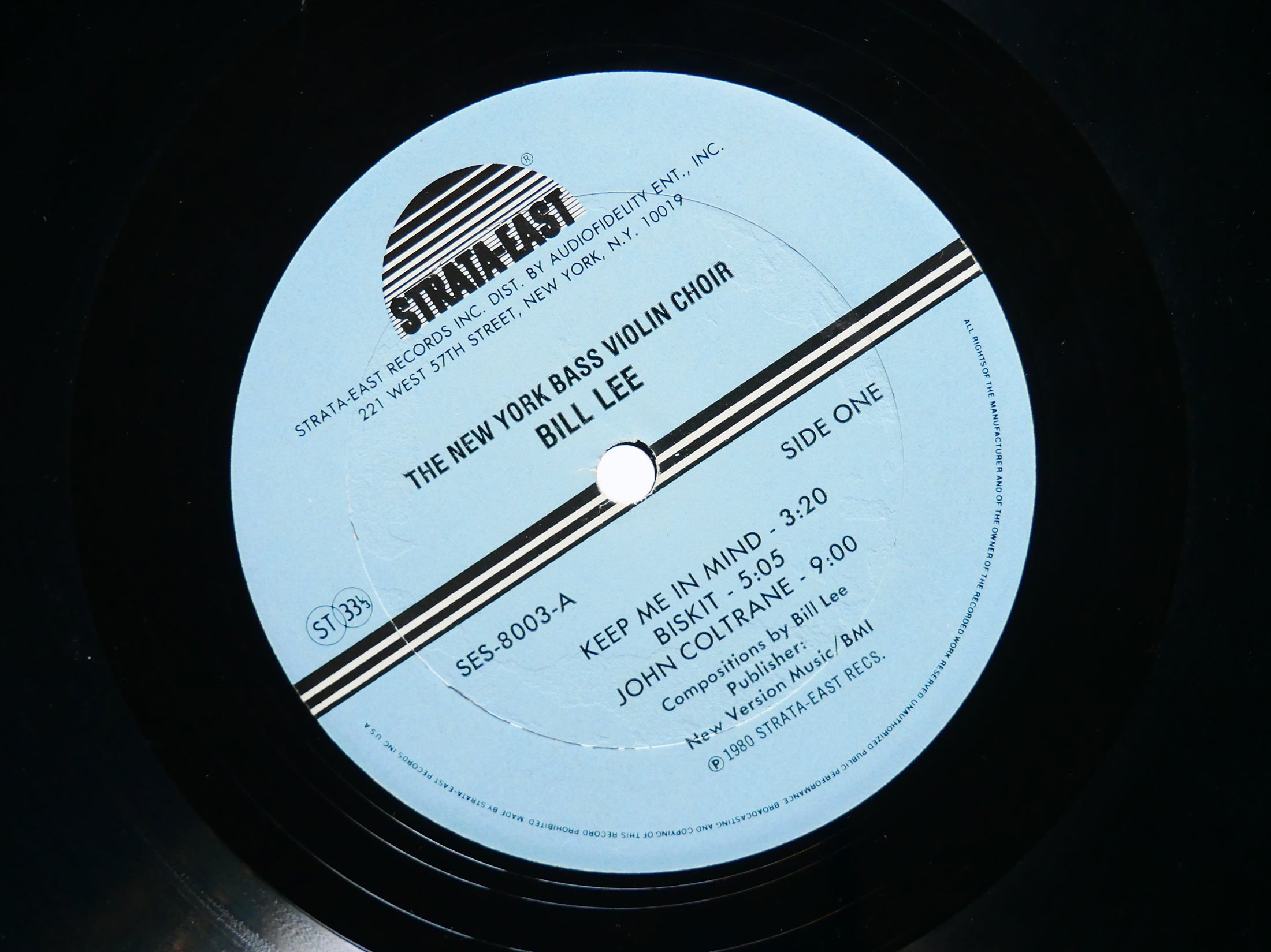 BILL LEE THE NEW YORK BASS VIOLIN CHOIR LP STRATA-EAST SES-8003 JAZZ Ron Carter