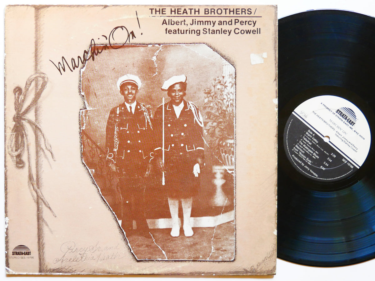 HEATH BROTHERS STANLEY COWELL Marchin' On! LP STRATA-EAST SES 19766 US 1976