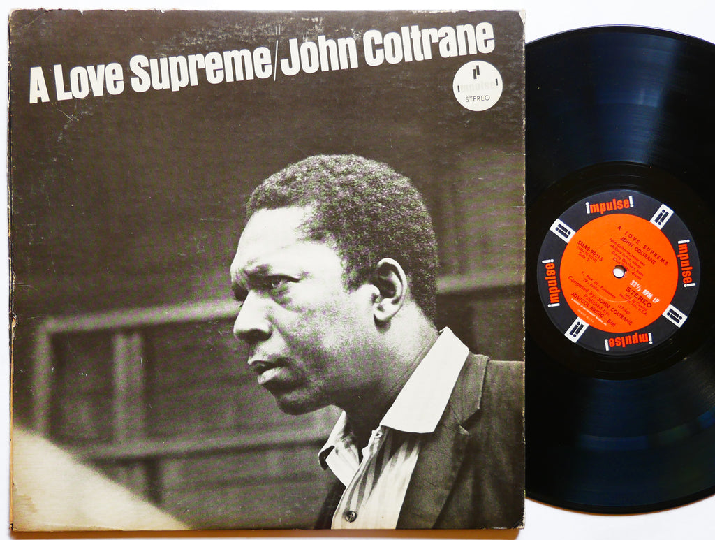 JOHN COLTRANE A Love Supreme LP IMPULSE! SMAS-90215 US 1965 Jazz Elvin Jones