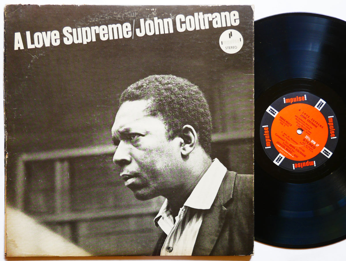 JOHN COLTRANE A Love Supreme LP IMPULSE! SMAS-90215 US 1965 Jazz Elvin Jones