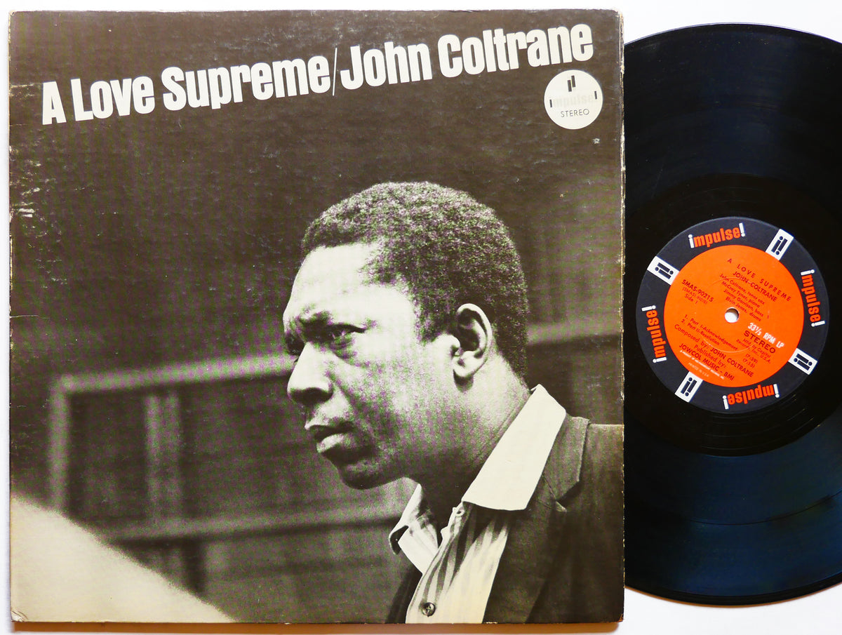 JOHN COLTRANE A Love Supreme LP IMPULSE! SMAS-90215 US 1965 Jazz Elvin Jones