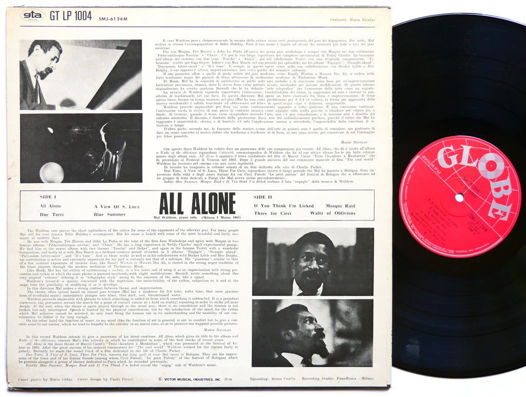Signed by MAL WALDRON ERIC DOLPHY The Quest LP NEW JAZZ NJLP 8269 US '62 DG MONO