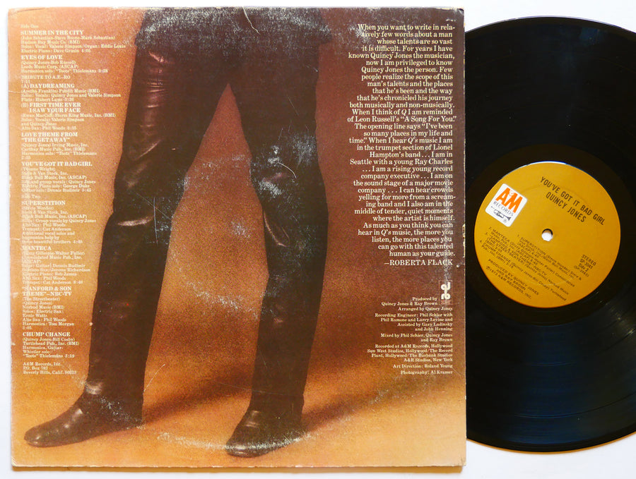 QUINCY JONES You've Got It Bad Girl LP A&M RECORDS SP-3041 US 1973 Jazz Funk