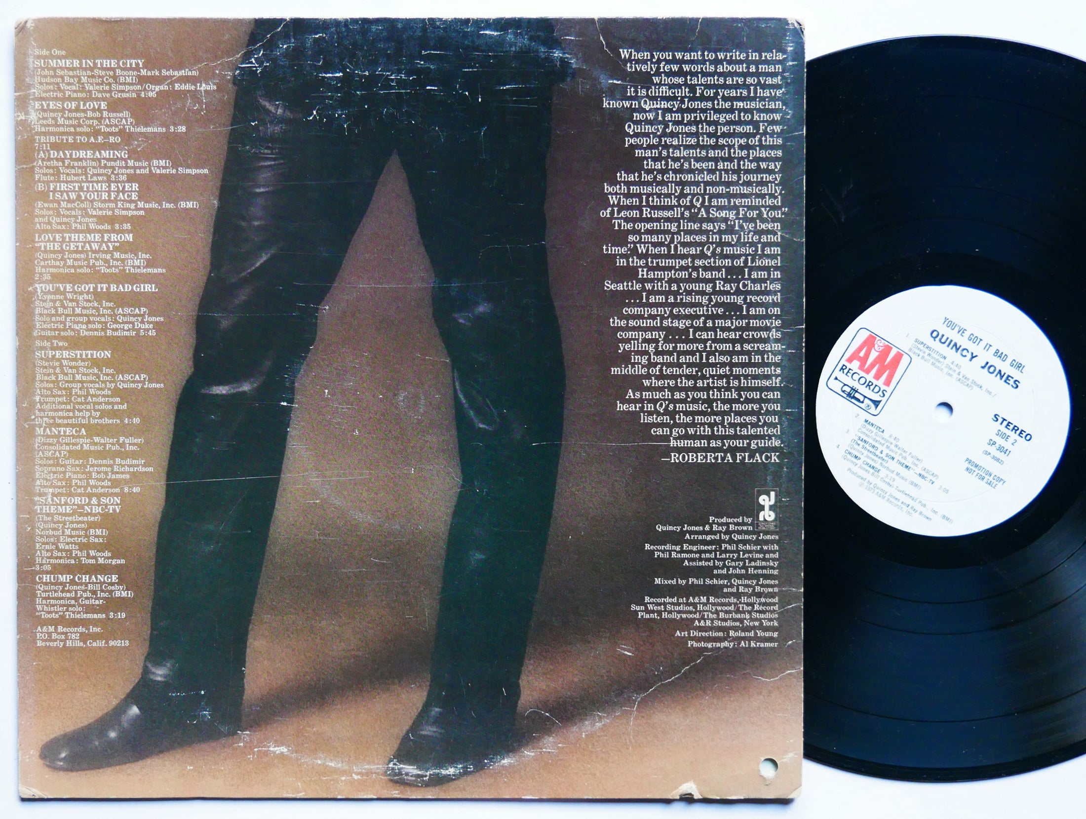 QUINCY JONES You've Got It Bad Girl LP A&M SP-3041 US 1973 PROMO George Duke